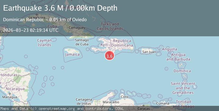 Map of Dominican Republic region