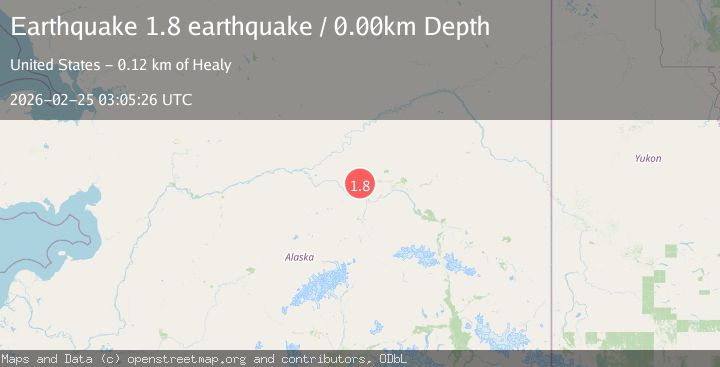 Map of Central Alaska