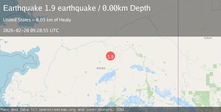 Map of Central Alaska