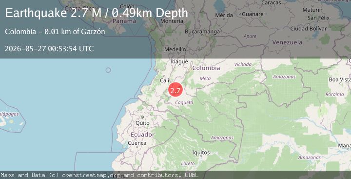 Map of Colombia