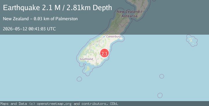 Map of Dunedin City, New Zealand