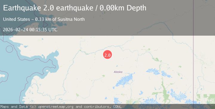 Map of Central Alaska