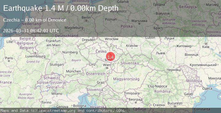 Map of Czech Republic