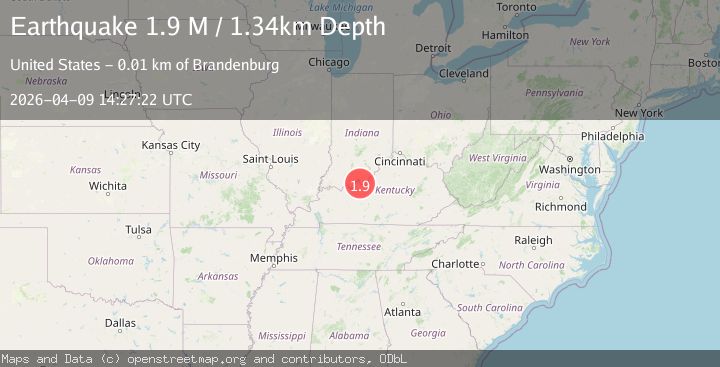 Map of eastern Kentucky