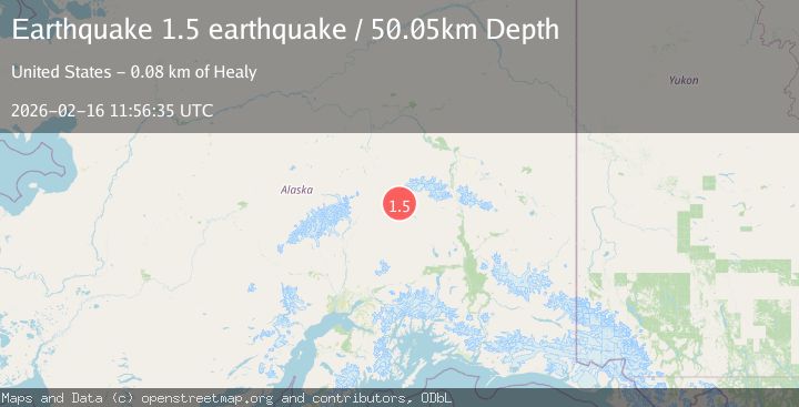 Map of Central Alaska