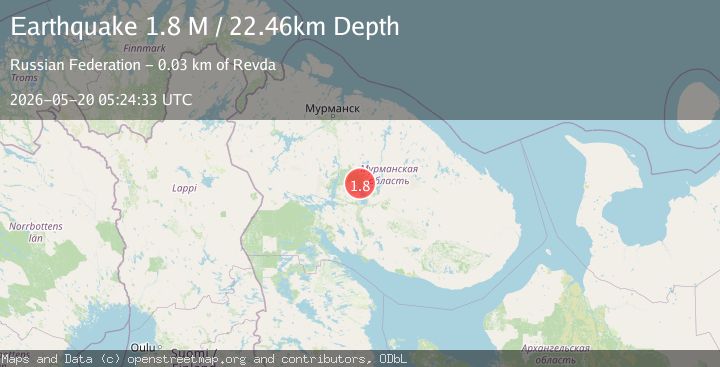 Map of northwestern Russia