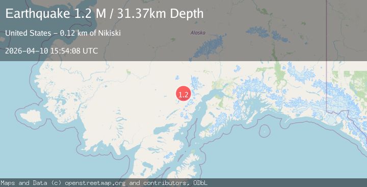 Map of Southern Alaska