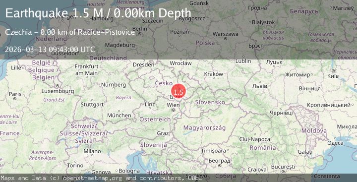 Map of Czech Republic