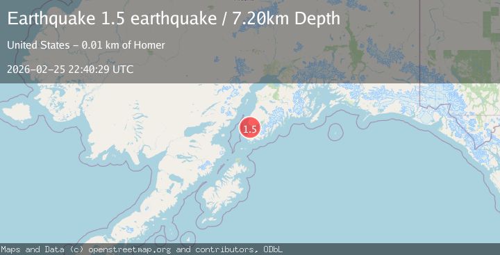 Map of Kenai Peninsula, Alaska