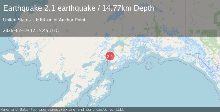Map of Kenai Peninsula, Alaska