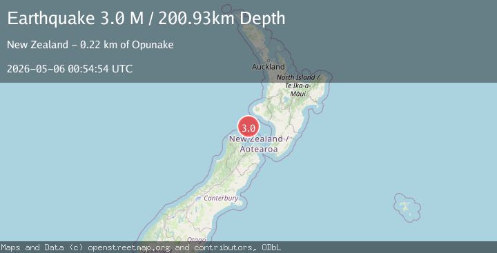 Map of Cook Strait, New Zealand