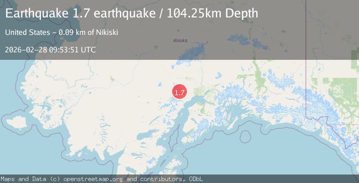 Map of Southern Alaska