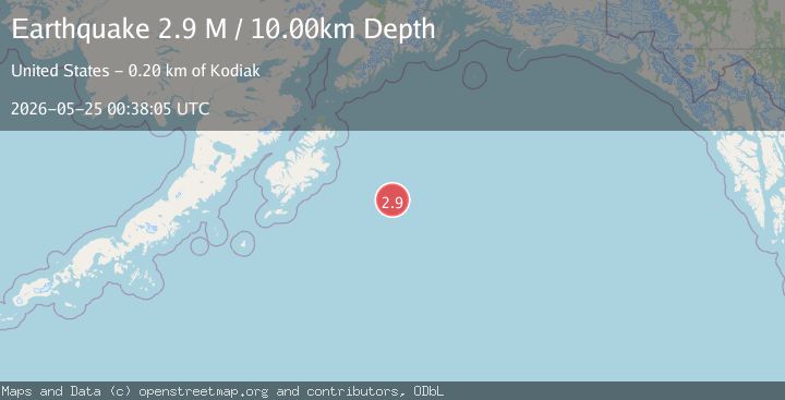 Map of Gulf of Alaska