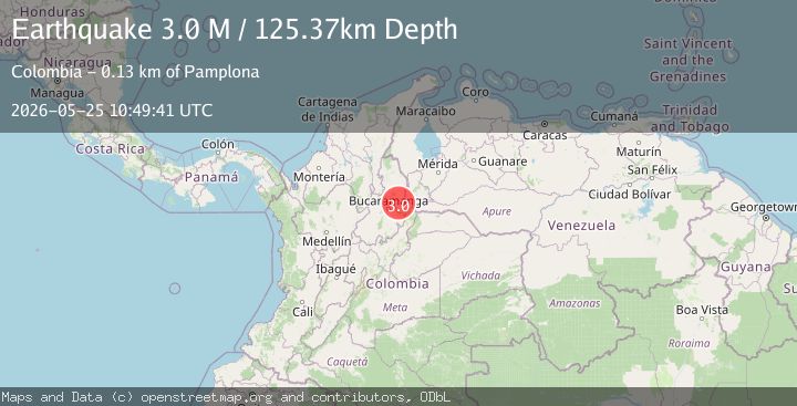 Map of Colombia-Venezuela border region