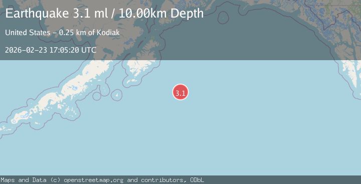 Map of Gulf of Alaska
