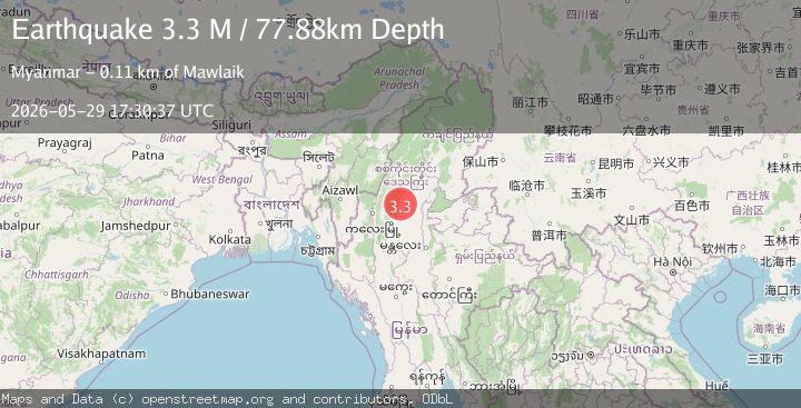 Map of Myanmar