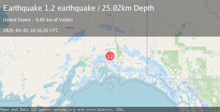 Map of Southern Alaska