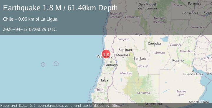 Map of Valparaiso, Chile