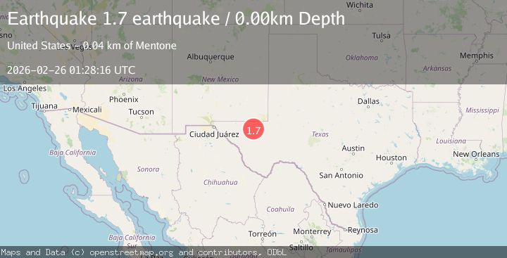 Map of western Texas