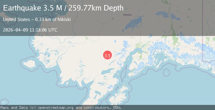 Map of Southern Alaska