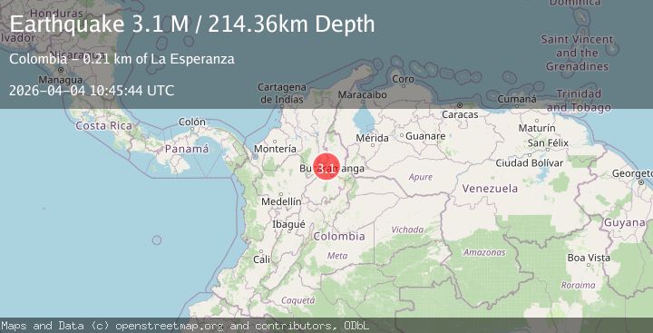 Map of northern Colombia