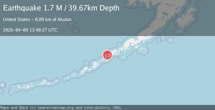 Map of Unimak Island region, Alaska