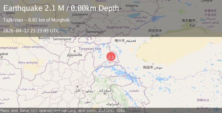 Map of Tajikistan
