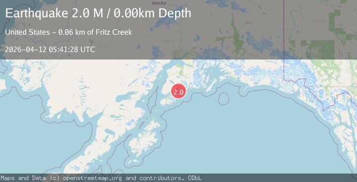 Map of Kenai Peninsula, Alaska