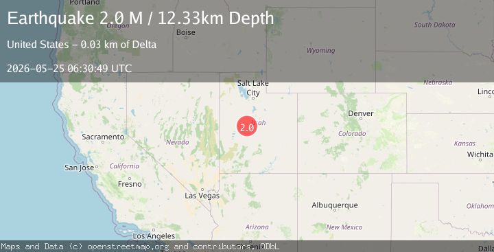 Map of Utah
