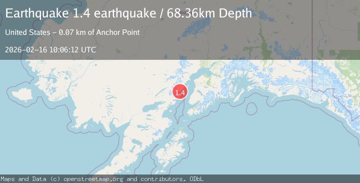 Map of Southern Alaska