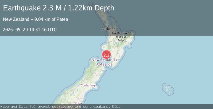 Map of Cook Strait, New Zealand