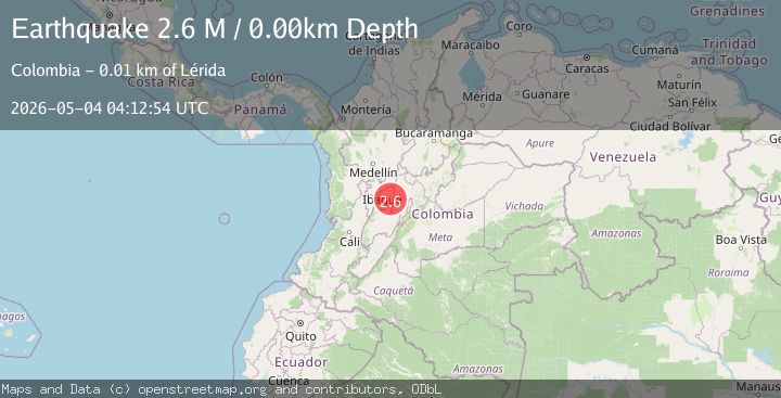 Map of Colombia
