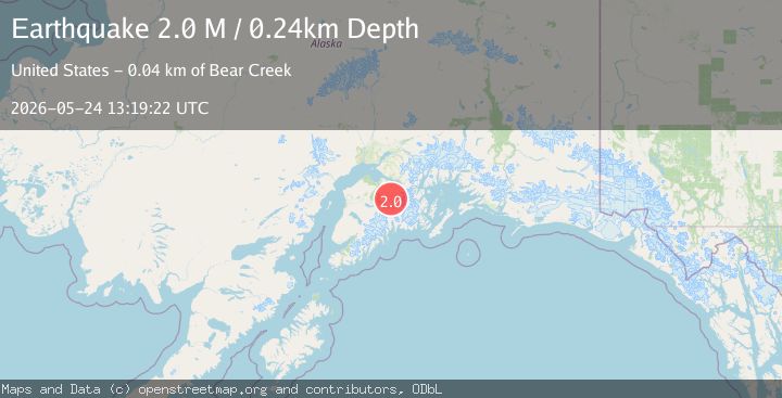 Map of Kenai Peninsula, Alaska