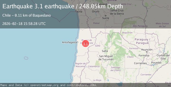 Map of Antofagasta, Chile