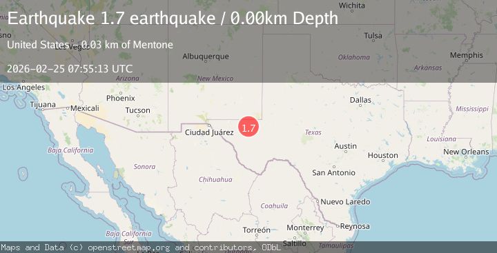 Map of western Texas