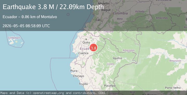 Map of Ecuador