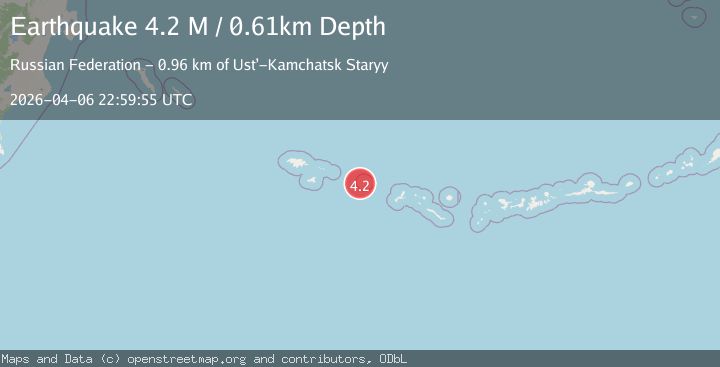 Map of Rat Islands, Aleutian Islands, Alaska