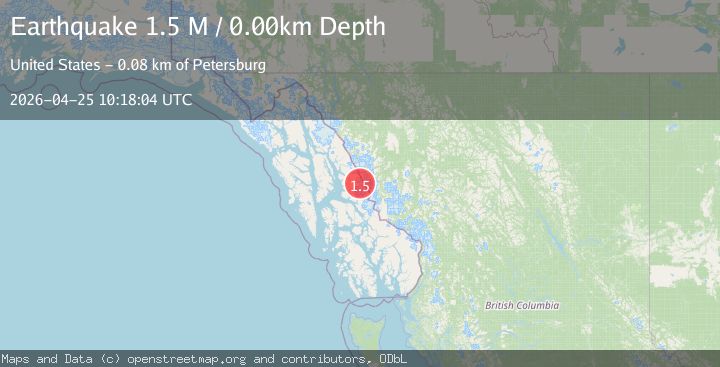 Map of Southeastern Alaska