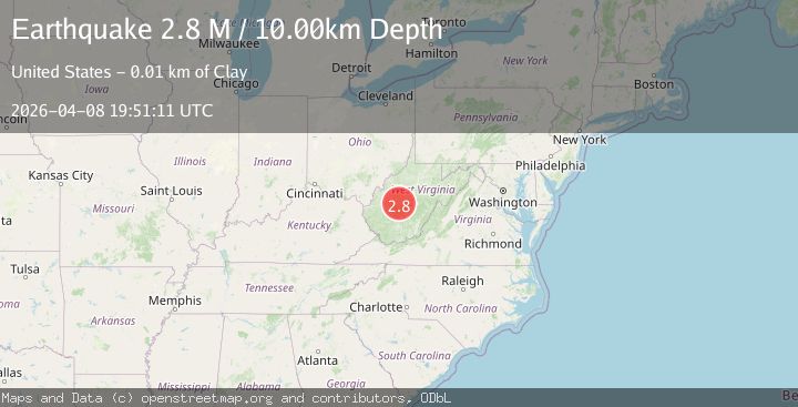 Map of West Virginia