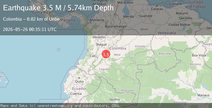 Map of Colombia