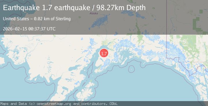 Map of Kenai Peninsula, Alaska