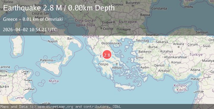 Map of Central Greece