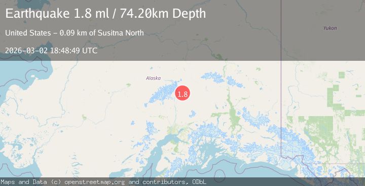 Map of Central Alaska