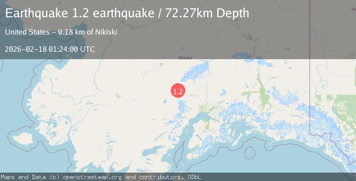 Map of Central Alaska