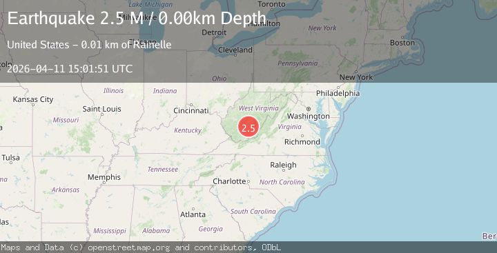 Map of West Virginia