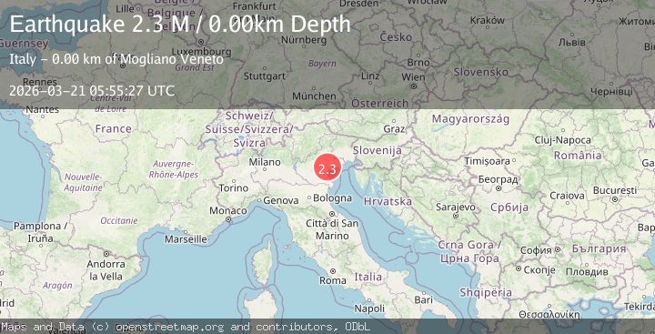 Map of Provincia di Treviso, Italy
