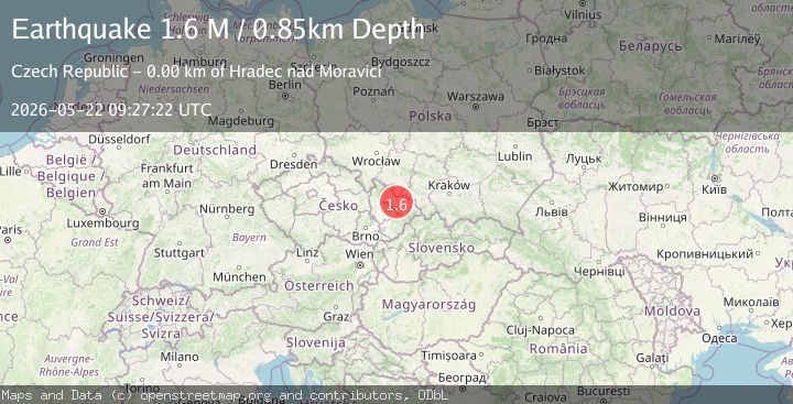 Map of Czech Republic