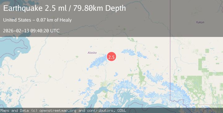 Map of Central Alaska