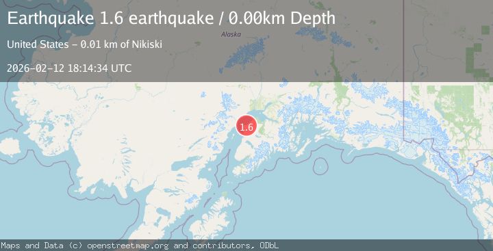 Map of Kenai Peninsula, Alaska