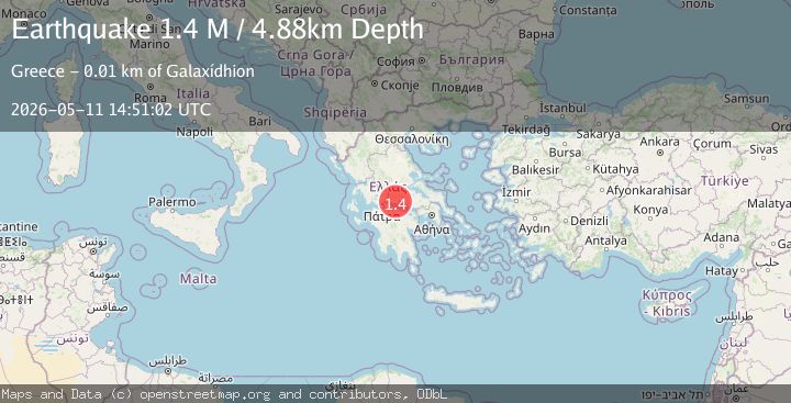 Map of Central Greece